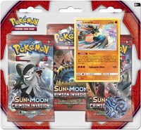 Crimson Invasion 3 Pack Blister (Lucario or Decidueye)